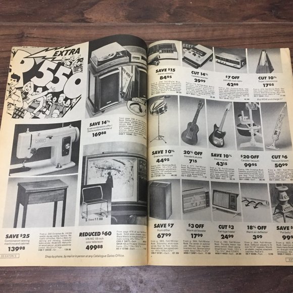 Eaton's 1976 Extra Over 550 Price Cuts Sale Catalog - Picture 11 of 12